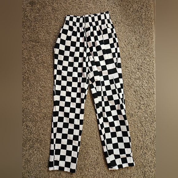 Cookman Pants - Cookman Black And White Checkered Chef Pants